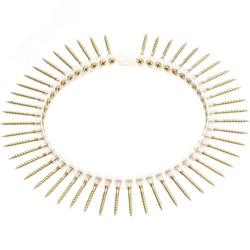 Изображение товара Саморезы в ленте для деревянных конструкций 3,9х55 (1000 шт) (упак)