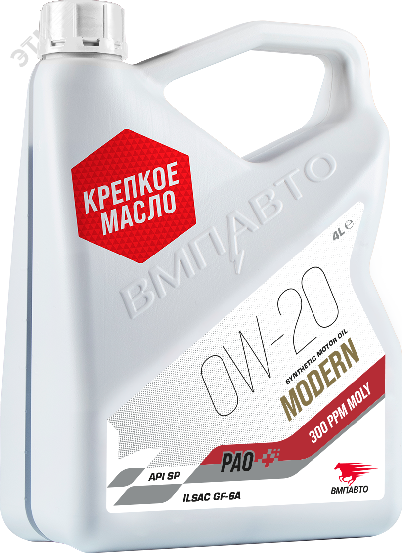 Масло моторное ВМПАВТО Modern 0w20 (GF-6A, SP), канистра 4л. артикул ...