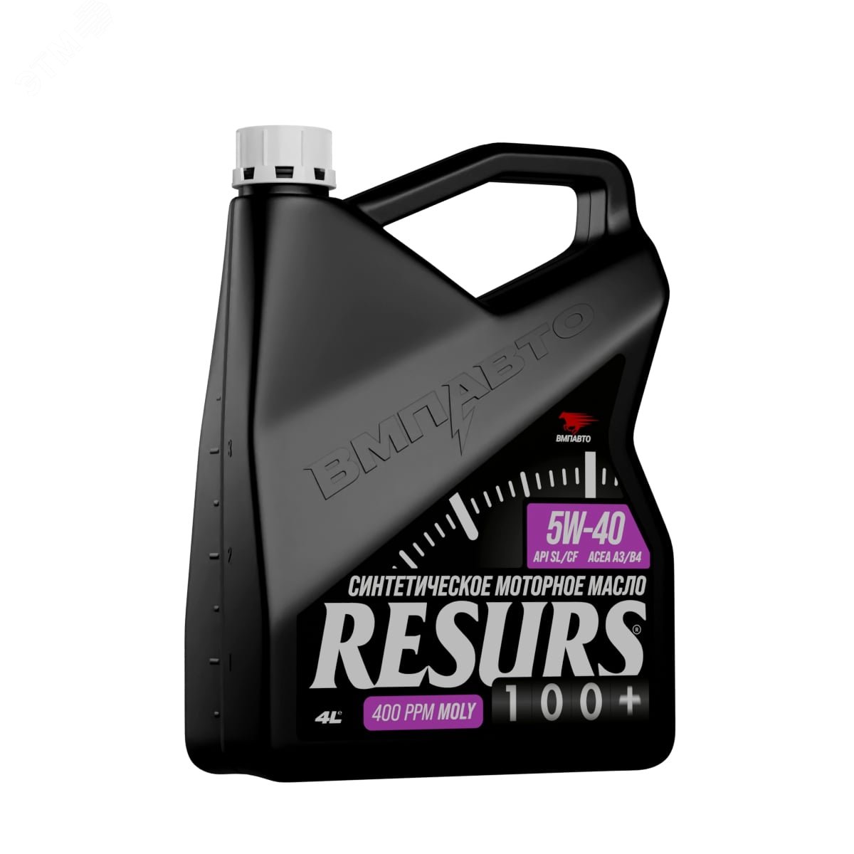 Изображение товара Масло моторное ВМПАВТО Resurs 5w40 (A3/B4, SL/CF), канистра 4л. (шт)