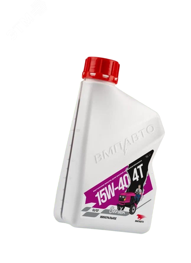 Изображение товара Масло 4х Тактное 15W-40 SJ/CF 1л канистра ВМПАВТО