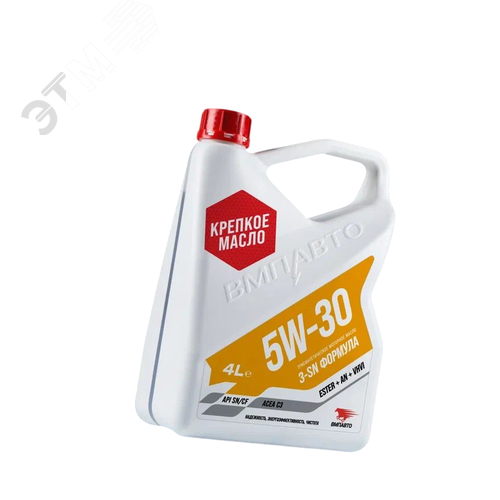 Изображение товара Масло моторное ВМПАВТО 3-SN 5w30 синт. (С3, SN/CF), канистра 4л. (шт)