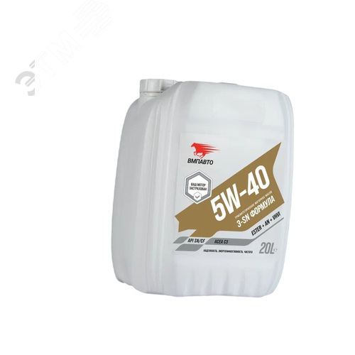 Изображение товара Масло моторное ВМПАВТО 3-SN 5w40 синт. (С3, SN/CF), канистра 20л. (шт)