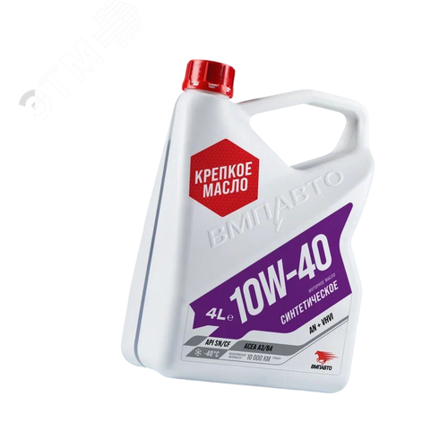 Изображение товара Масло моторное ВМПАВТО 3-SN 10w40 синт. (A3/B4, SN/CF), канистра 4л. (шт)