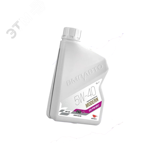 Изображение товара Масло моторное ВМПАВТО Modern 5w40 (A3/B4, SP), канистра 1л. (шт)