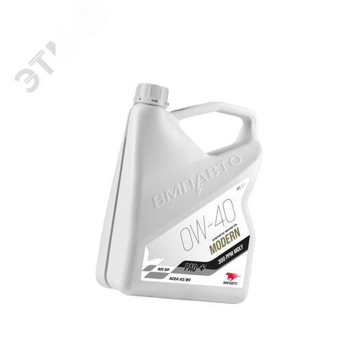 Изображение товара Масло моторное ВМПАВТО Modern 0w40 (A3/B4, SP), канистра 4л. (шт)