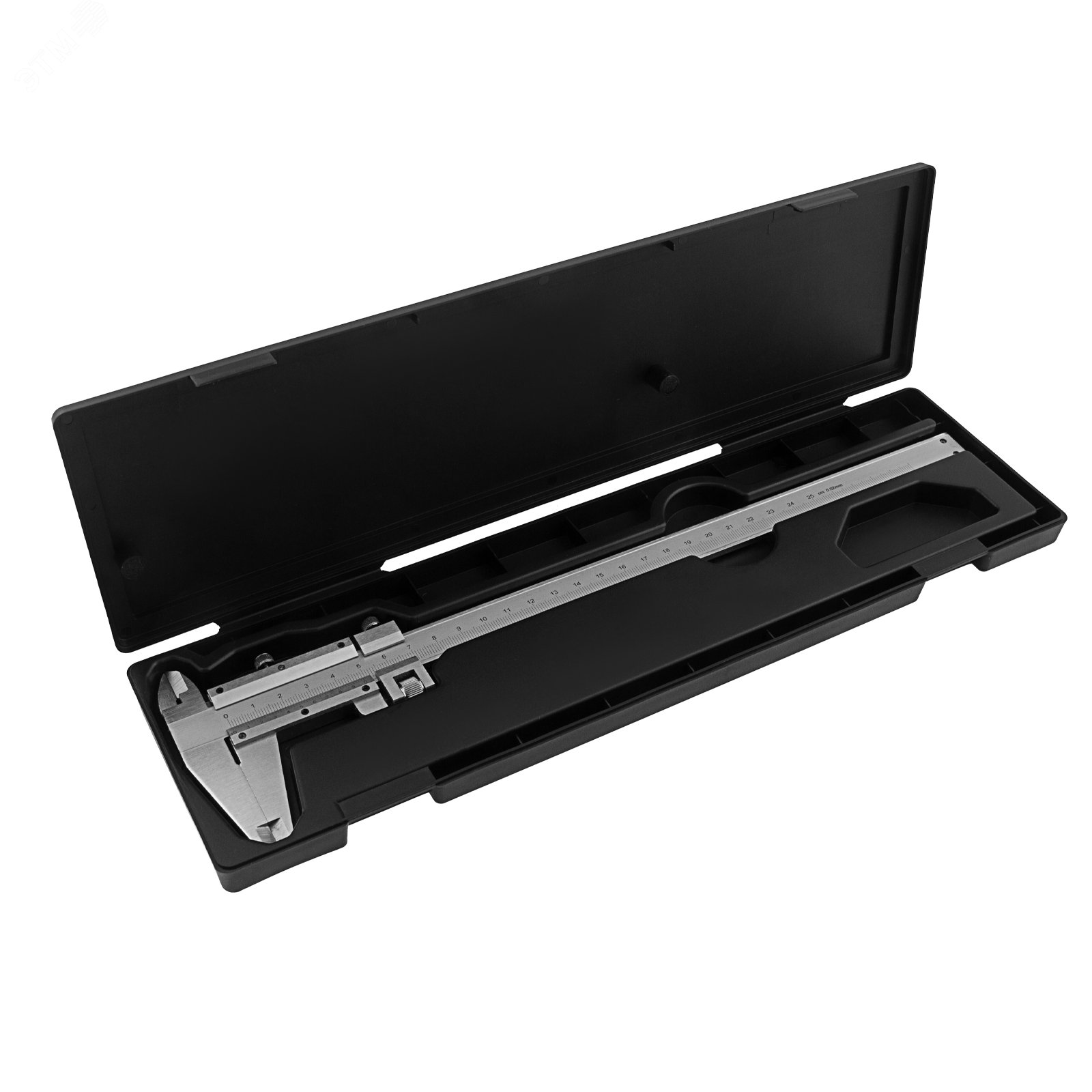 Изображение товара Штангенциркуль, 250 мм, цена деления 0,02 мм, металлический, с глубиномером (шт)