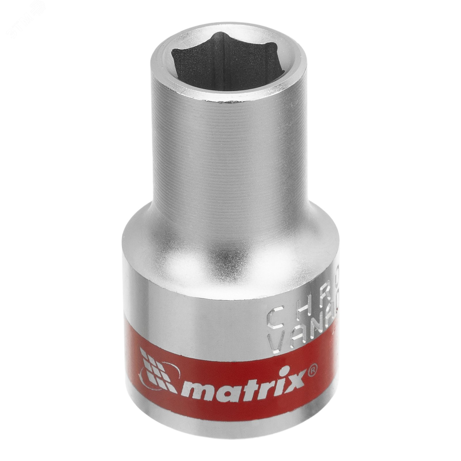 Изображение товара Головка торцевая 10 мм 6-гранная CrV 1/2'' хромированная Matrix 13110