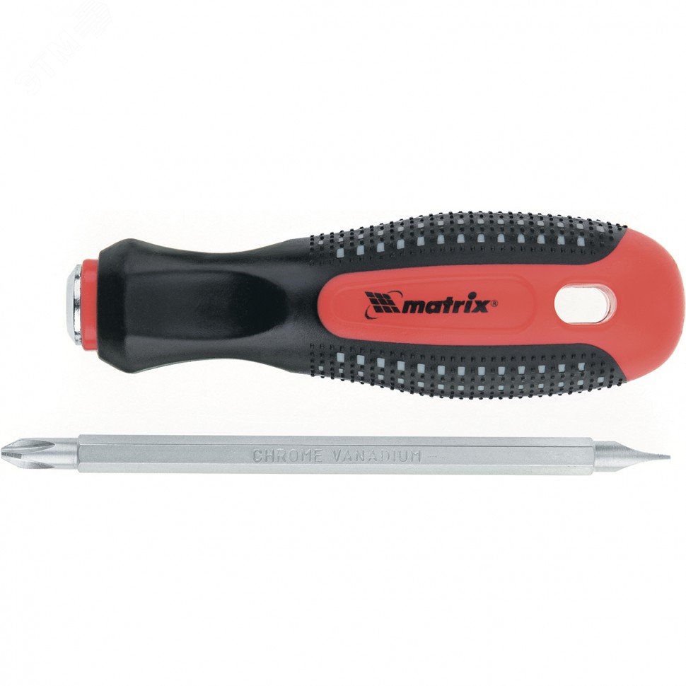 Изображение товара Отвертка Fusion, SL6,0 / PH2, CrV, 3к рукоятка anti slip (шт)