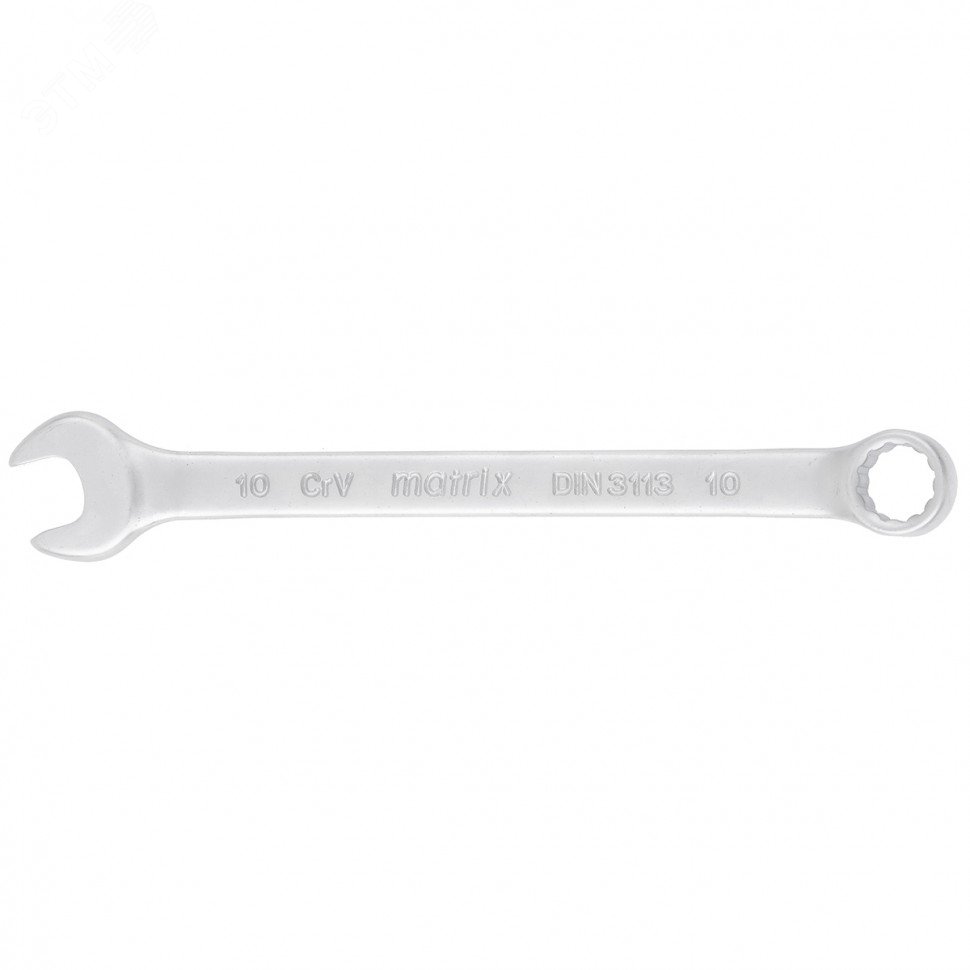 Изображение товара Ключ комбинированный, 10 мм, CrV, матовый хром (шт)