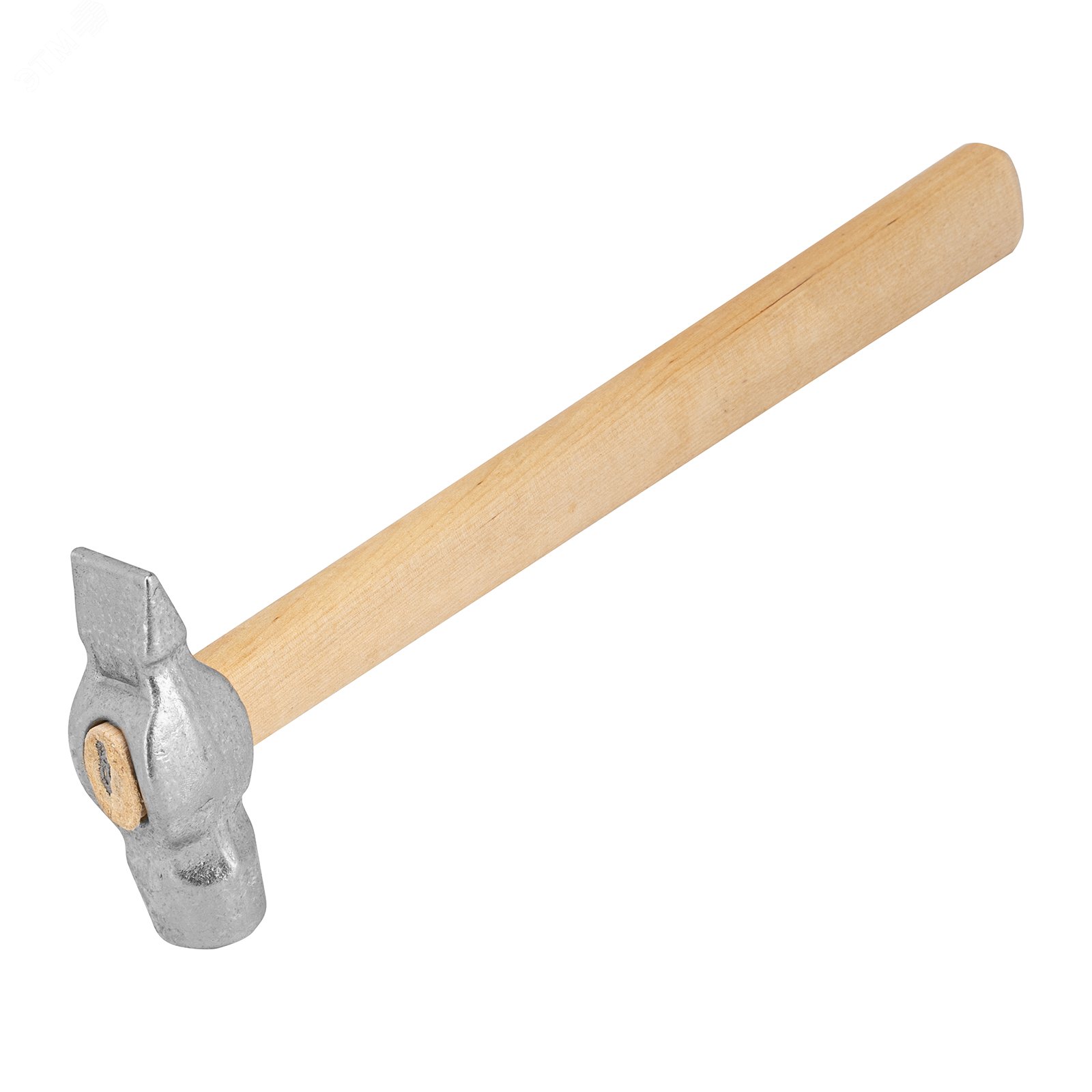 Изображение товара Слесарный молоток 600 г с деревянной рукояткой и круглым боеком