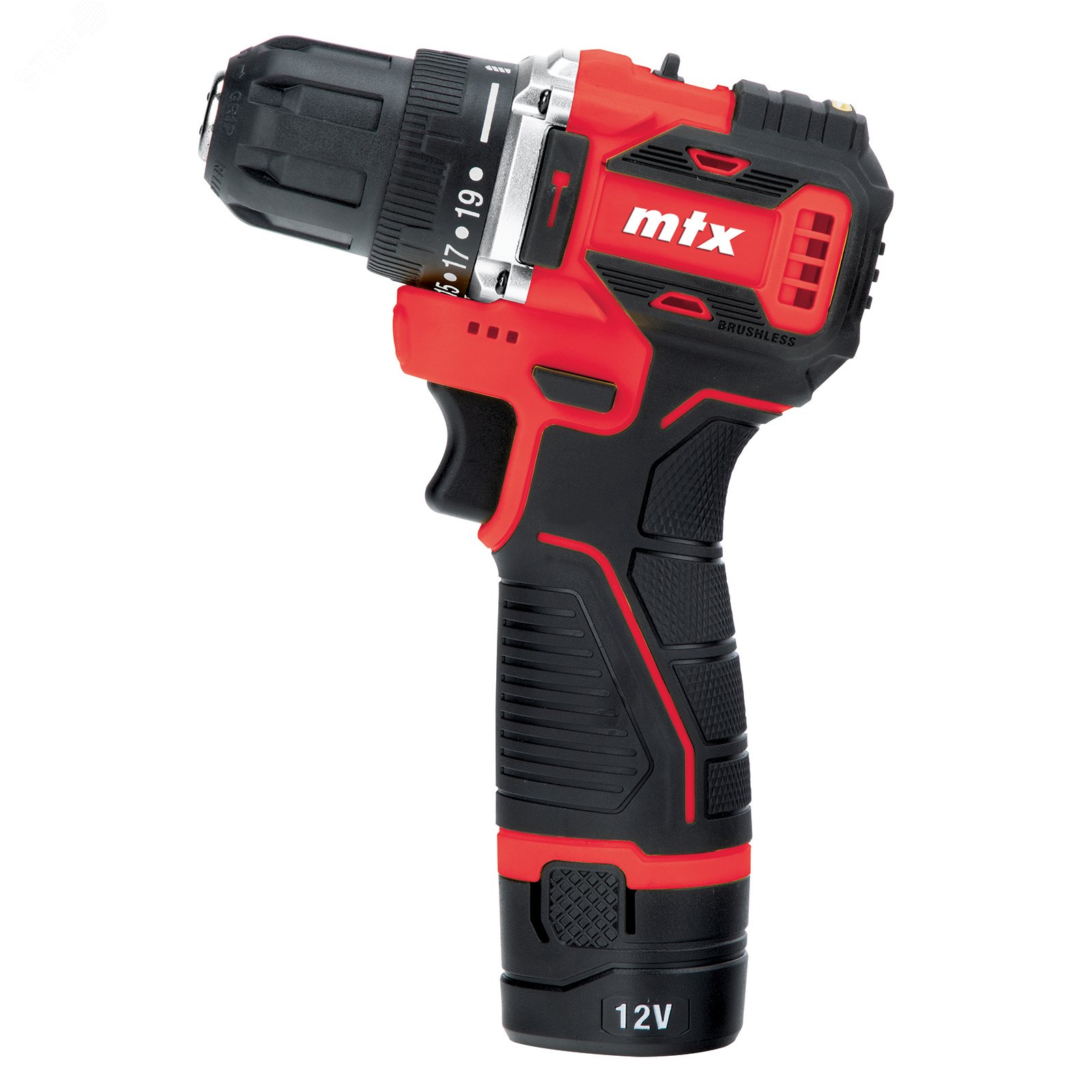 Изображение товара Аккумуляторная дрель-шуруповерт MTX CDB-BL-12, 12 В, бесщеточный двигатель