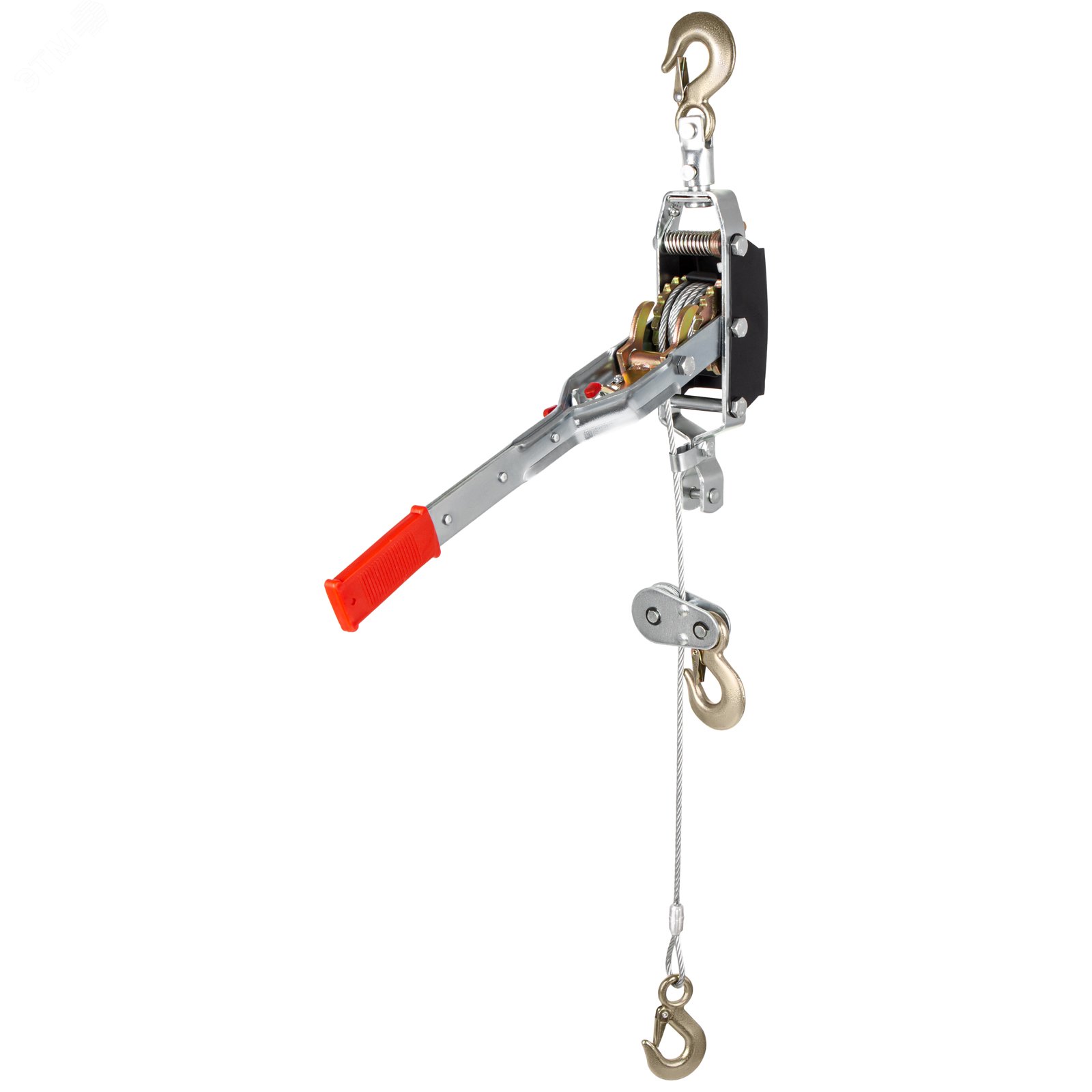 Изображение товара Лебедка рычажная Matrix 52225 с усилием 4 т и подъемом 1,6 т для автомобильных и строительных работ