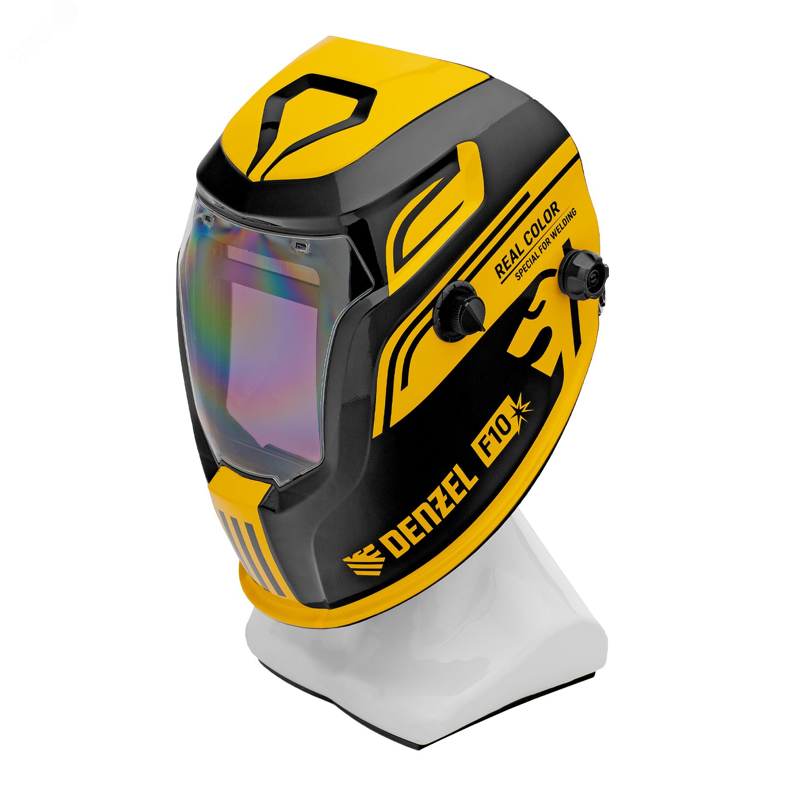 Изображение товара Щиток защитный лицевой (маска сварщика) F10, см. окно 100х96, Real Color, DIN 4-8/9-13 (шт)