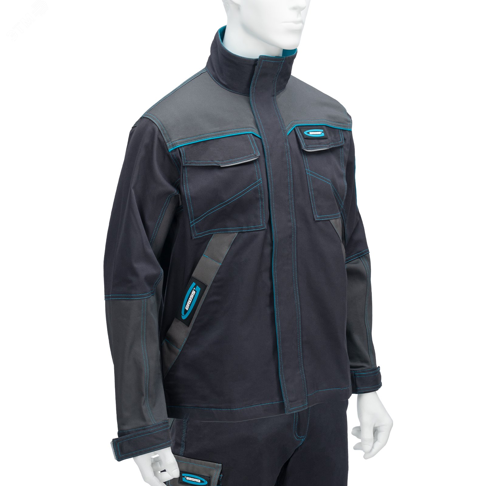 Изображение товара Куртка профессиональная рабочая, 97% хлопок 3% спандекс, XXXL (шт)