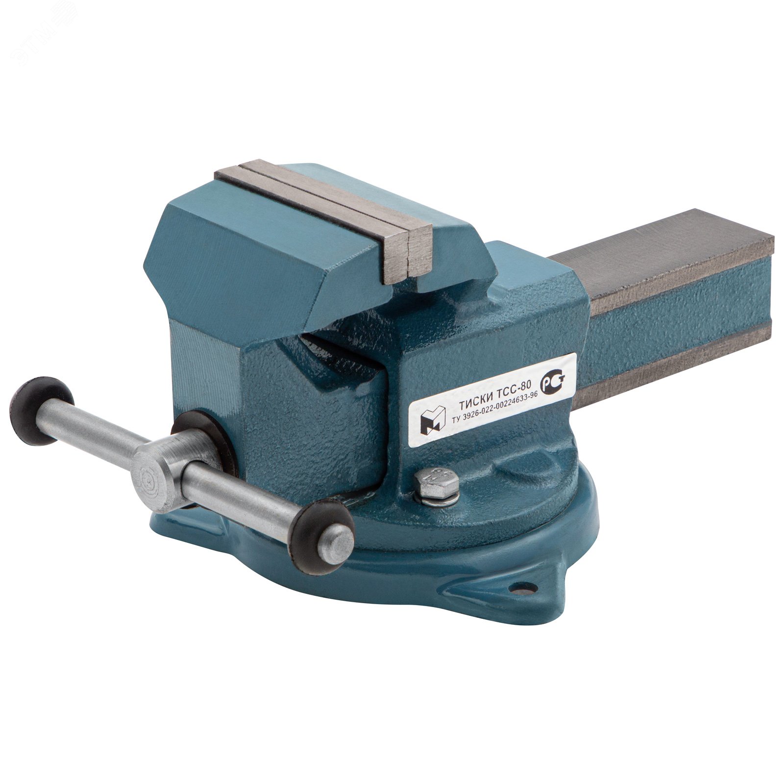 Изображение товара Тиски слесарные, 80 мм, поворотные (Глазов) (шт)