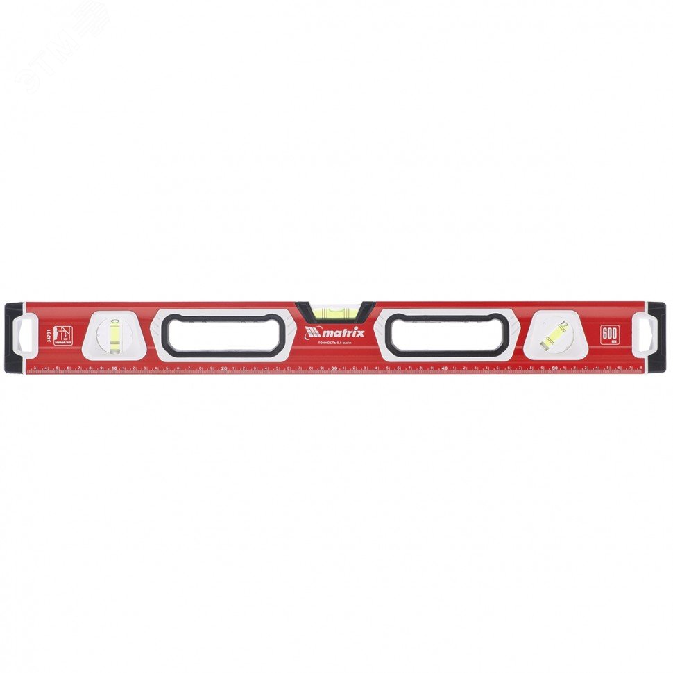 Изображение товара Уровень алюминиевый Matrix 34735 1500 мм с магнитом и глазками