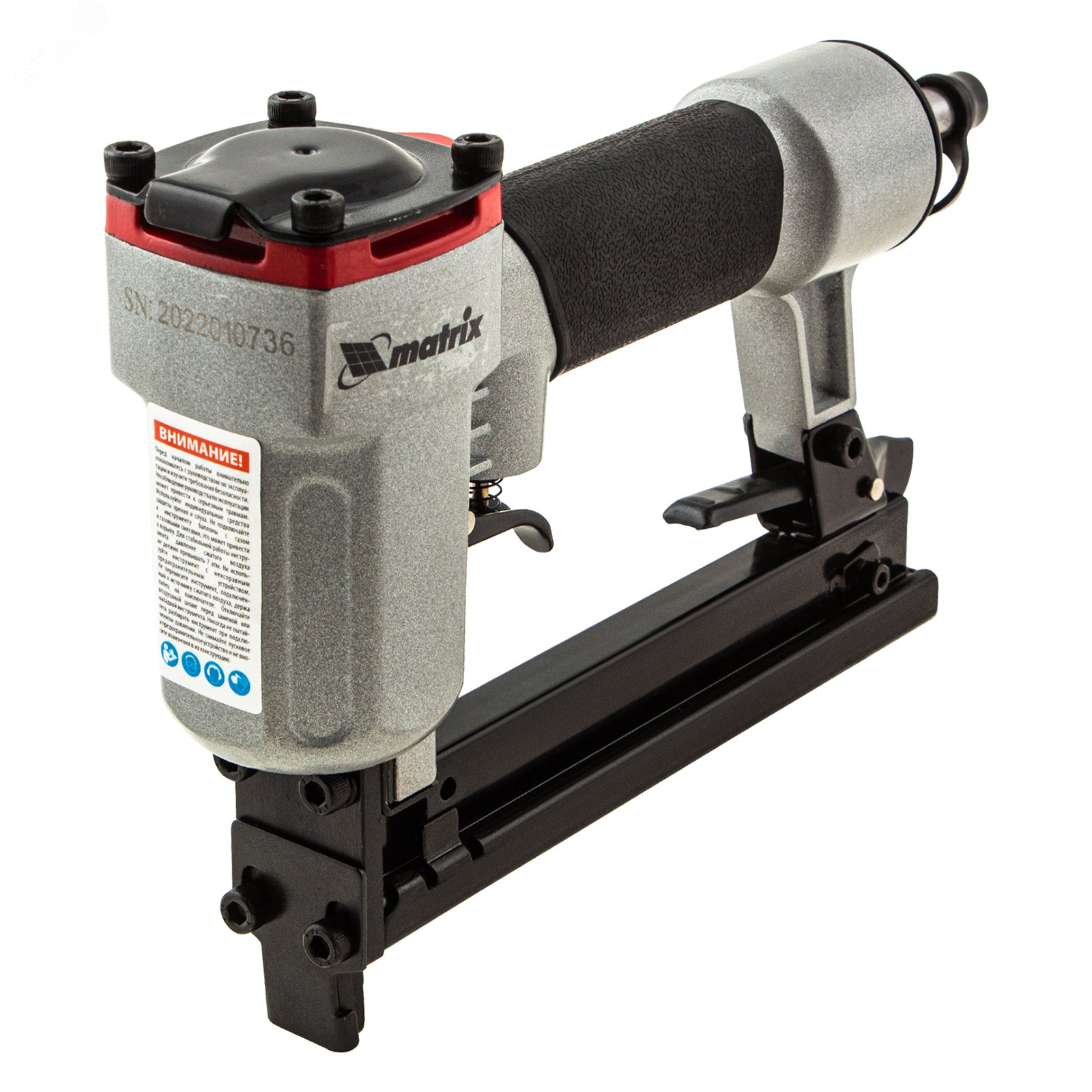 Изображение товара Пневматический степлер Matrix 57420 для скоб от 10 до 22 мм