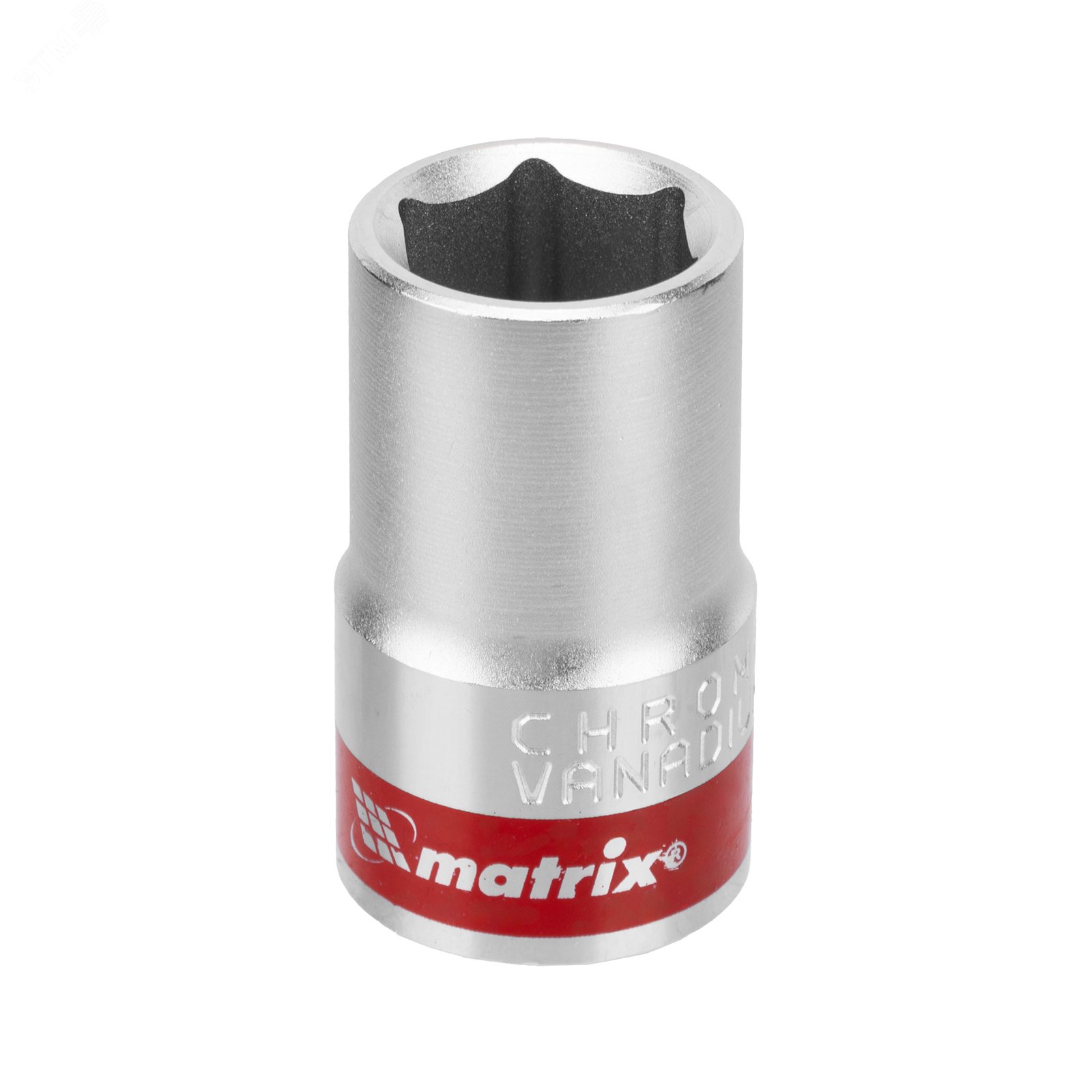 Изображение товара Головка торцевая 14 мм 6-гранная CrV под квадрат 1/2 хромированная