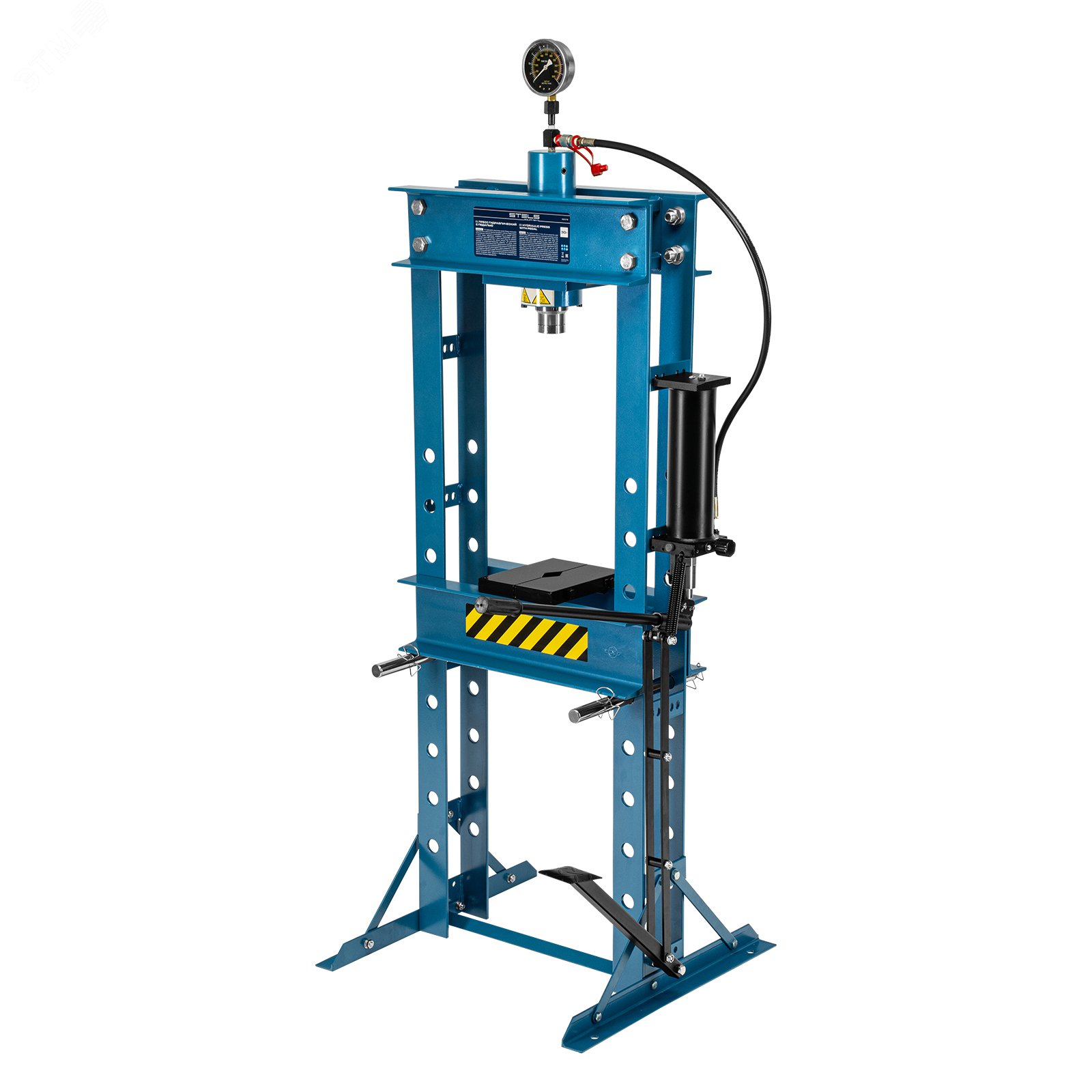 Изображение товара Гидравлический пресс Matrix 52316, 30 т, манометр, педаль