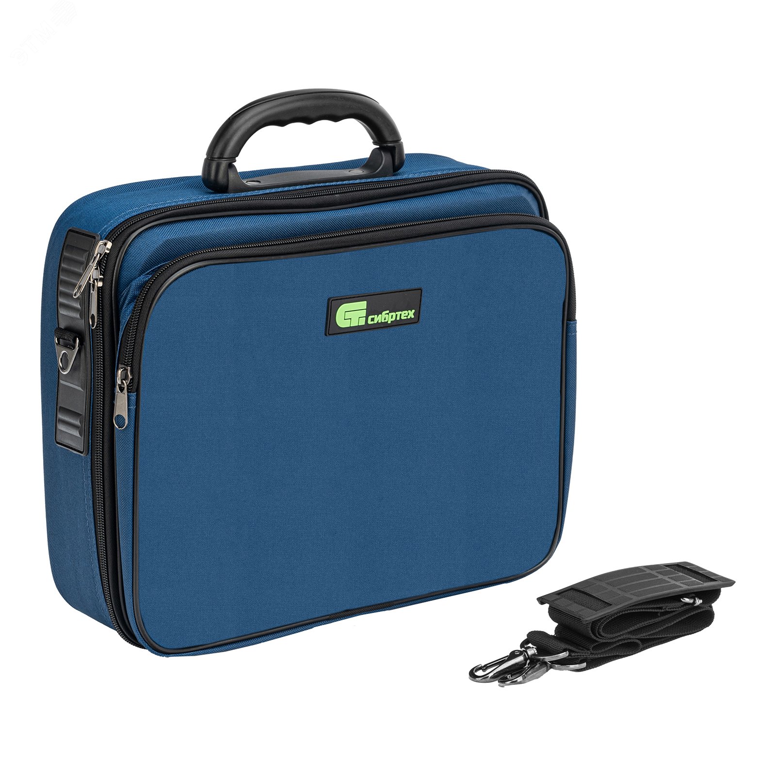 Изображение товара Сумка для инструмента (кейс монтера), 365х300х110 мм, 10 карманов, наплечный ремень (шт)