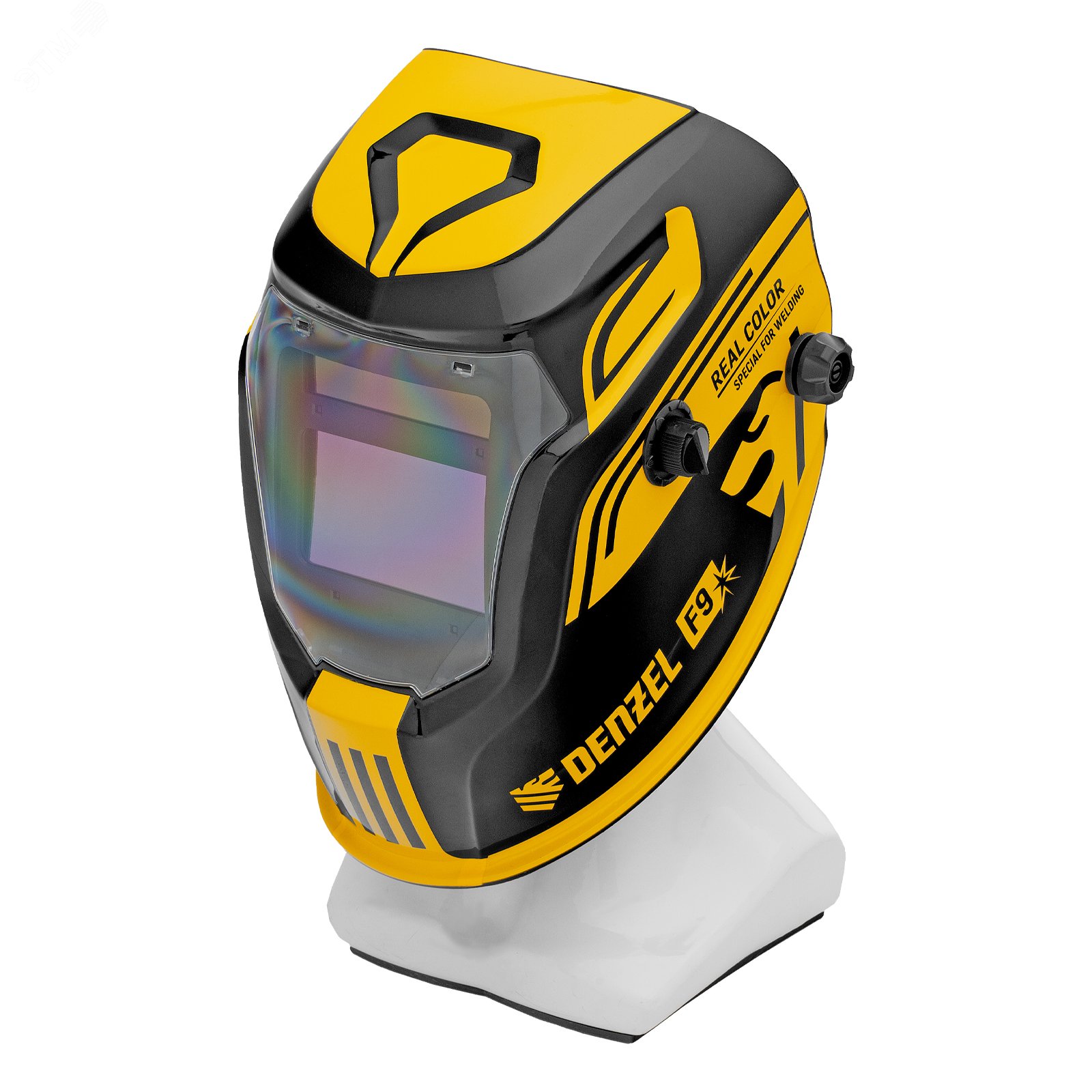 Изображение товара Щиток защитный лицевой (маска сварщика) F9, см. окно 100x60, Real Color, DIN 4-8/9-13 (шт)