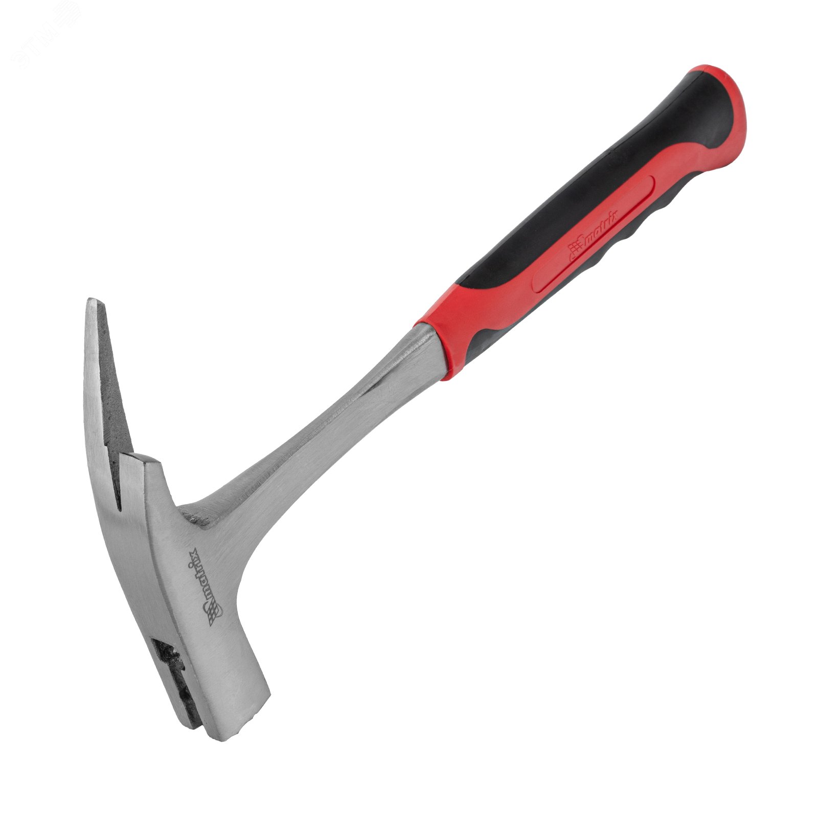 Изображение товара Молоток кровельщика, 600 г, цельнометаллический, двухкомпонентная рукоятка (шт)