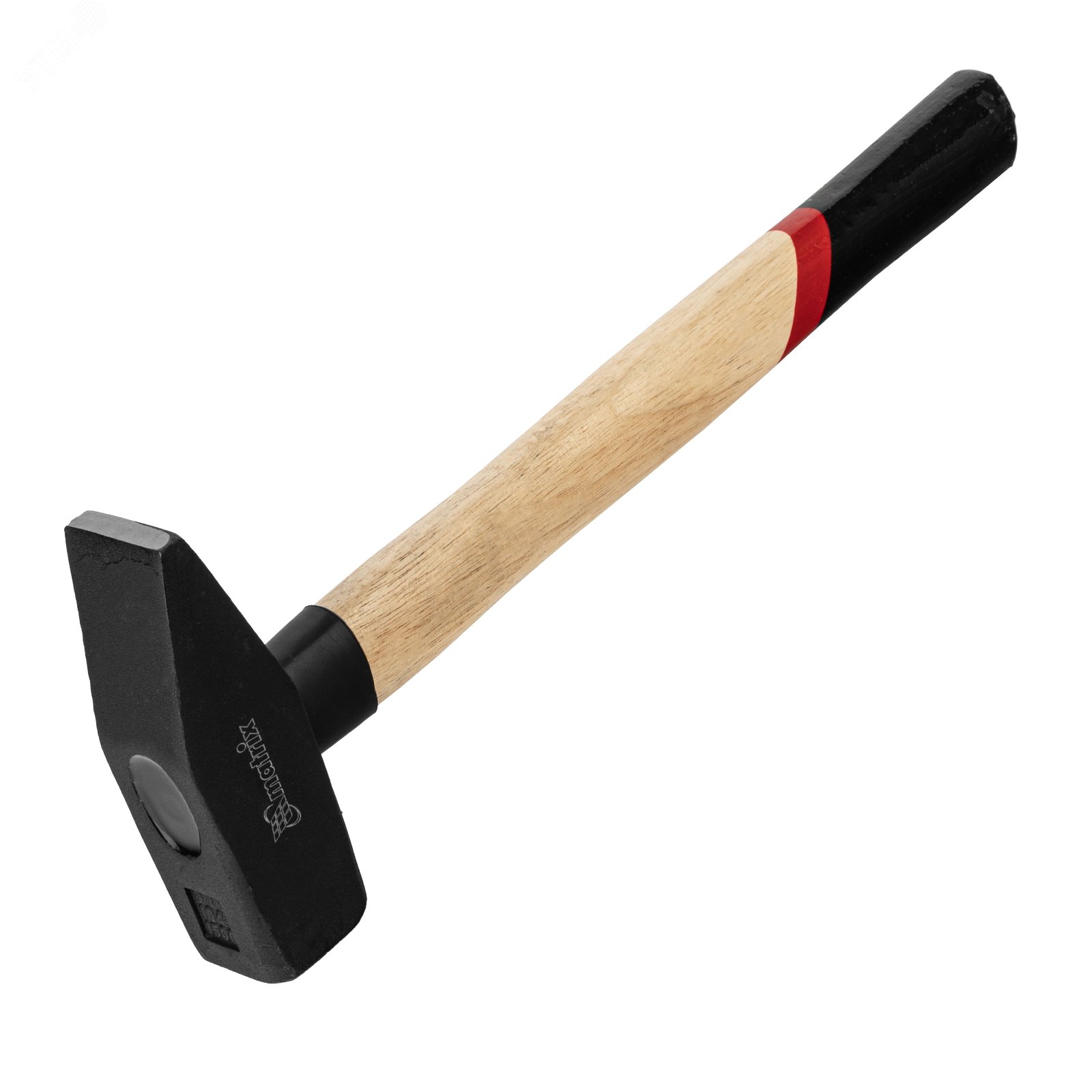 Изображение товара Молоток слесарный, 1500 г, квадратный боек, деревянная рукоятка (шт)