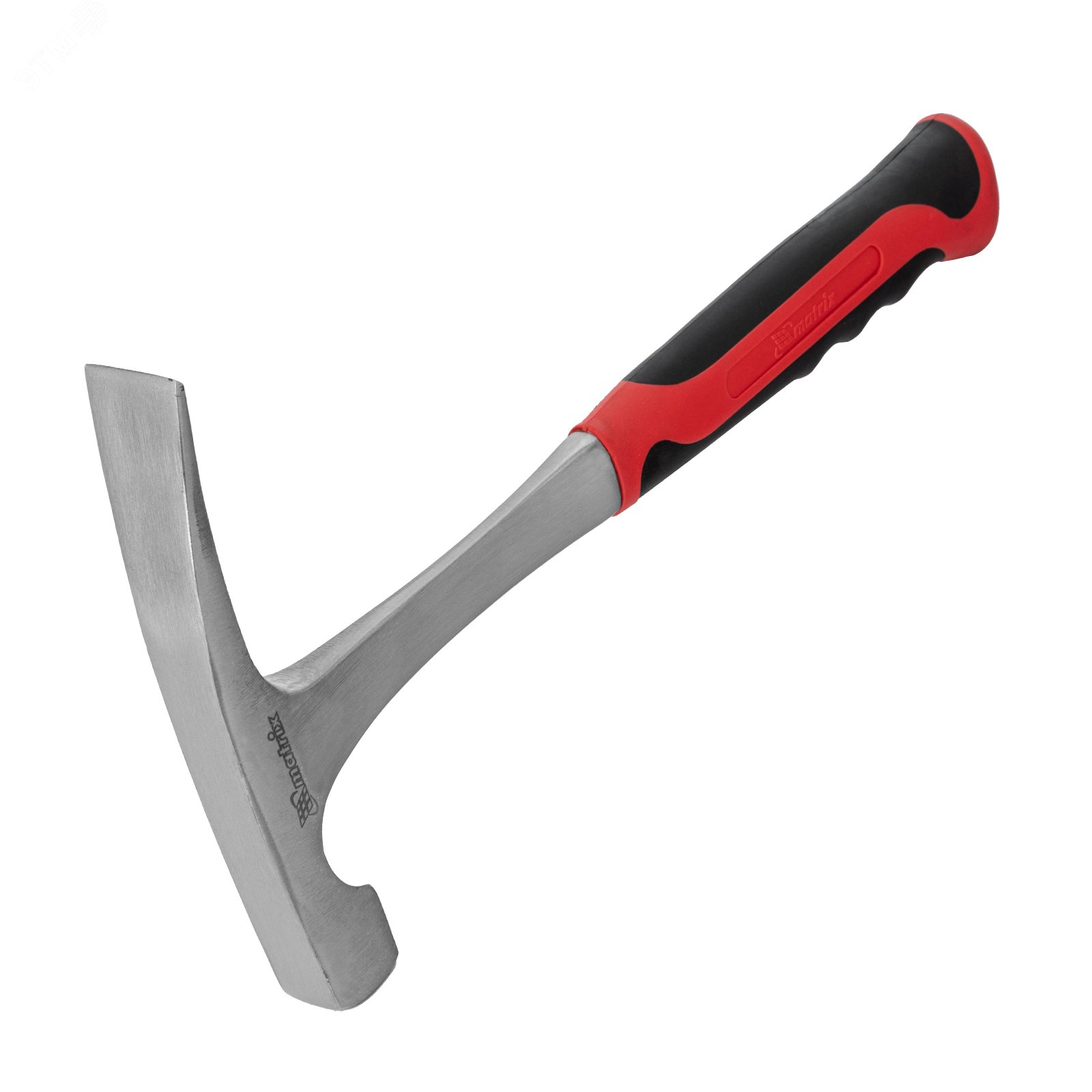 Изображение товара Молоток каменщика, 600 г, цельнометаллический, двухкомпонентная рукоятка (шт)