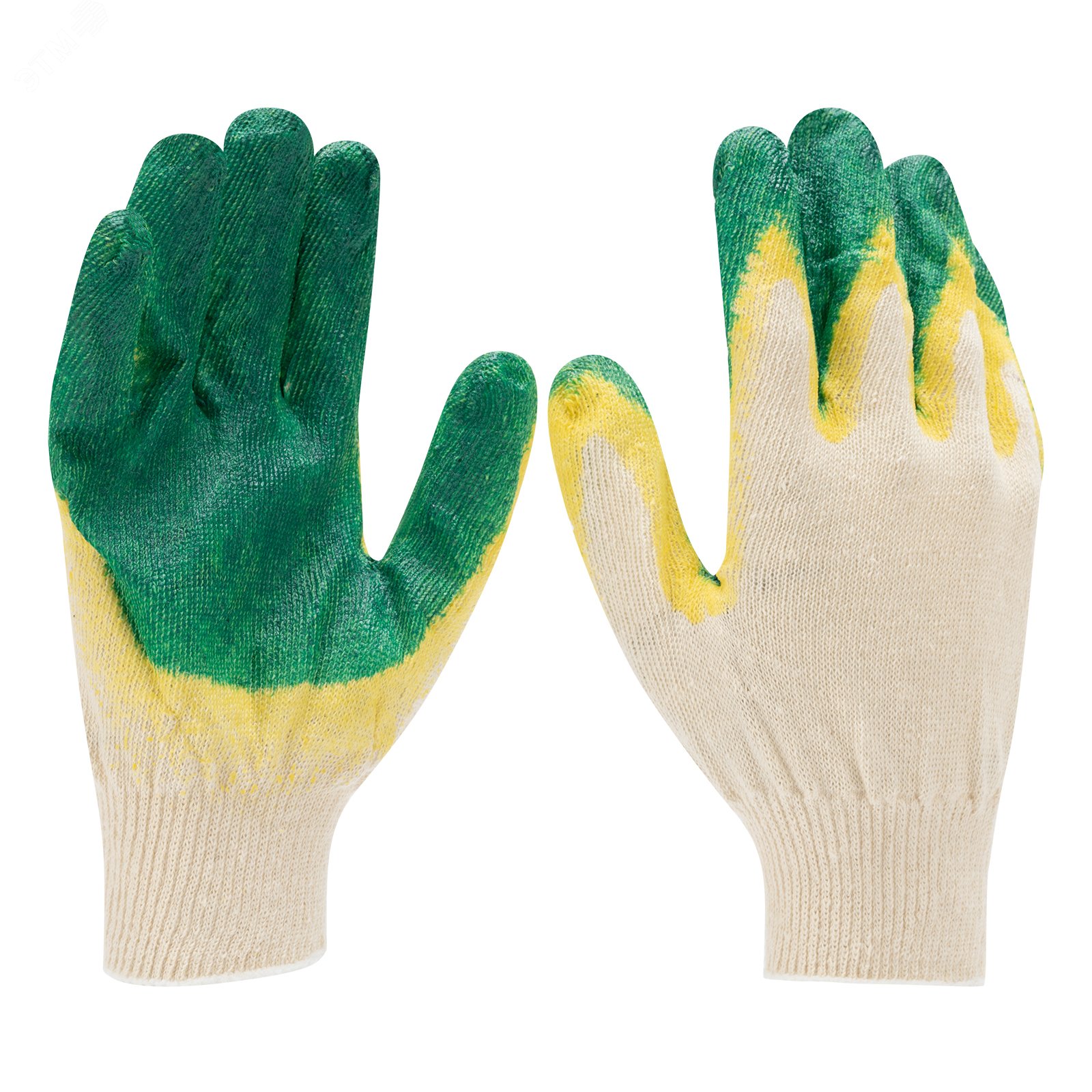 Изображение товара Перчатки трикотажные с двойным латексным обливом для работы