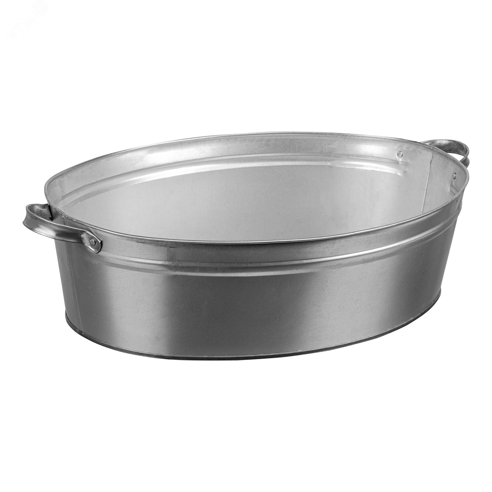 Изображение товара Таз оцинкованный овальный 23 л, Россия (шт) Изображение товара Таз оцинкованный овальный 23 л, Россия (шт)