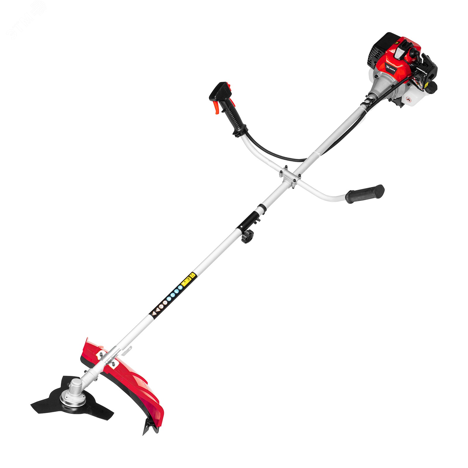 Изображение товара Триммер бензиновый MT-33S, 33 см3, разъемная штанга, состоит из 2 частей (шт)