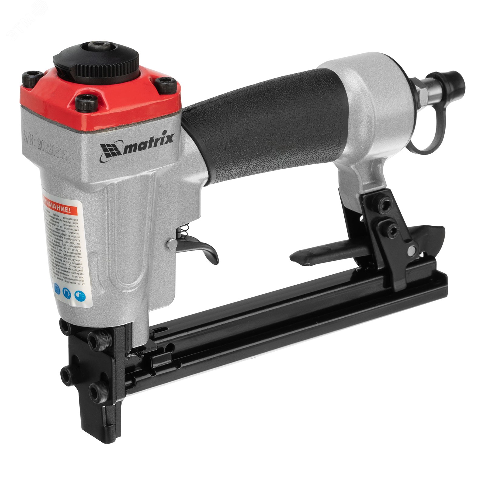 Изображение товара Пневматический степлер Matrix 57415 для прямоугольных скоб 6-13 мм