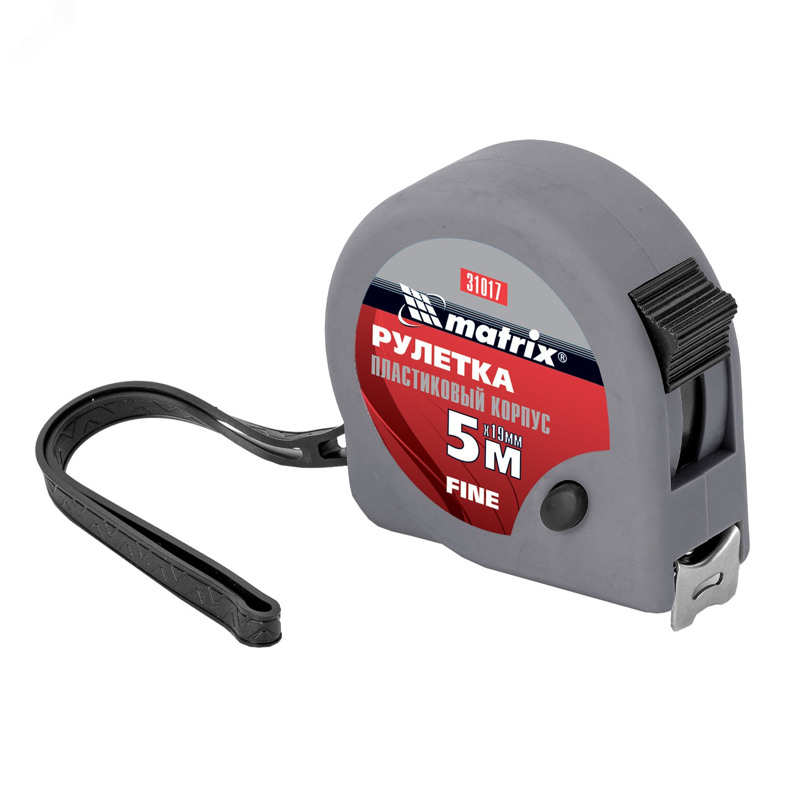 Изображение товара Рулетка Fine, 5 м х 19 мм, пластиковый корпус (шт)