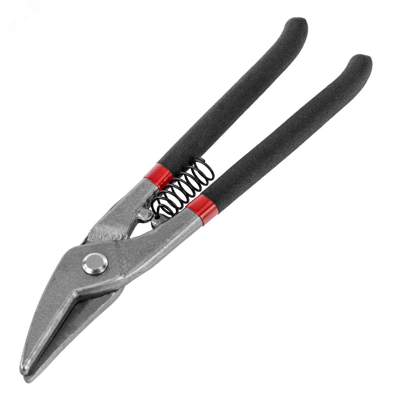 Изображение товара Ножницы по металлу, 250 мм, для фигурного реза, обливные рукоятки (шт)