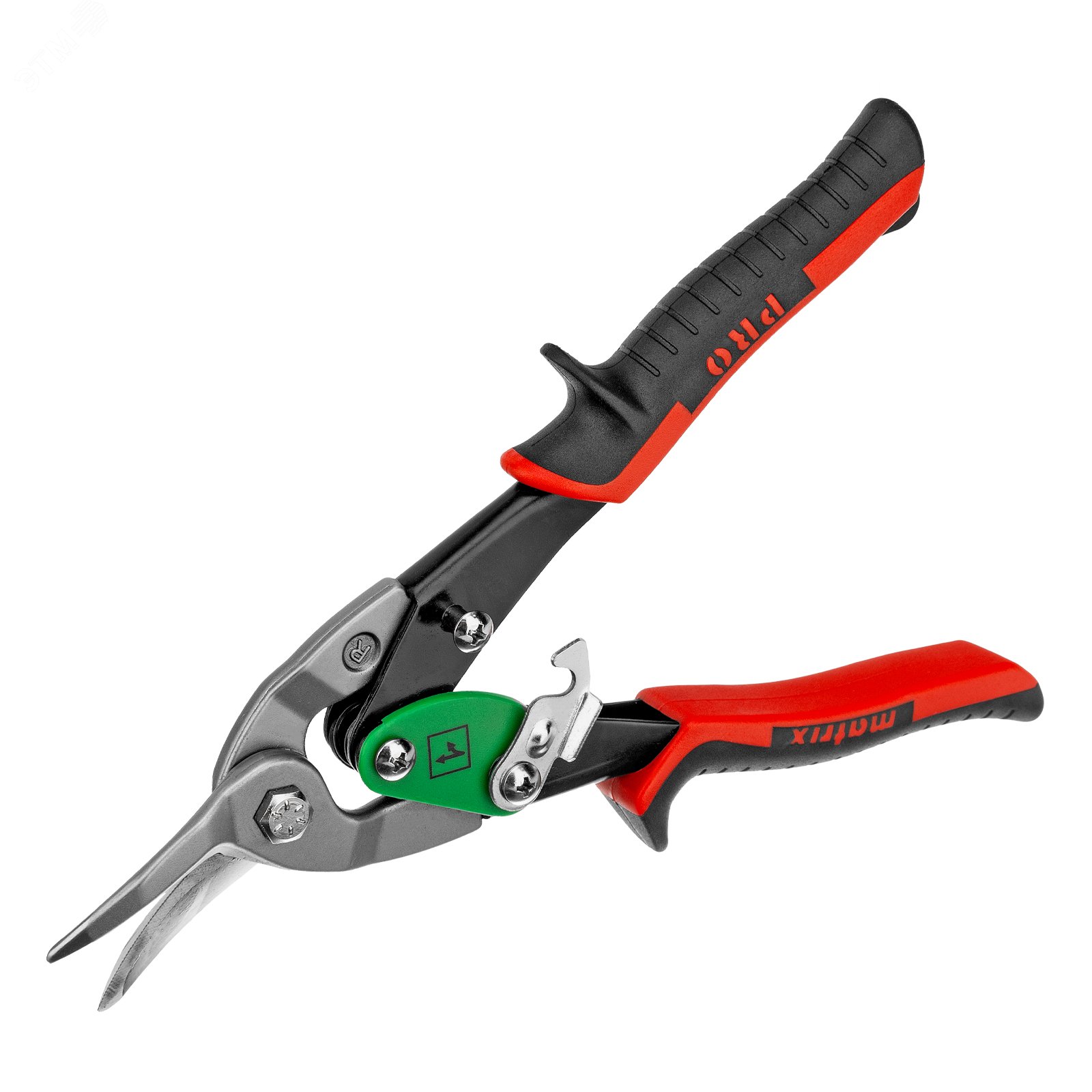 Изображение товара Ножницы по металлу, 250 мм, правый рез,сталь CRMO,двухкомпонентные рукоятки, PRO (шт)