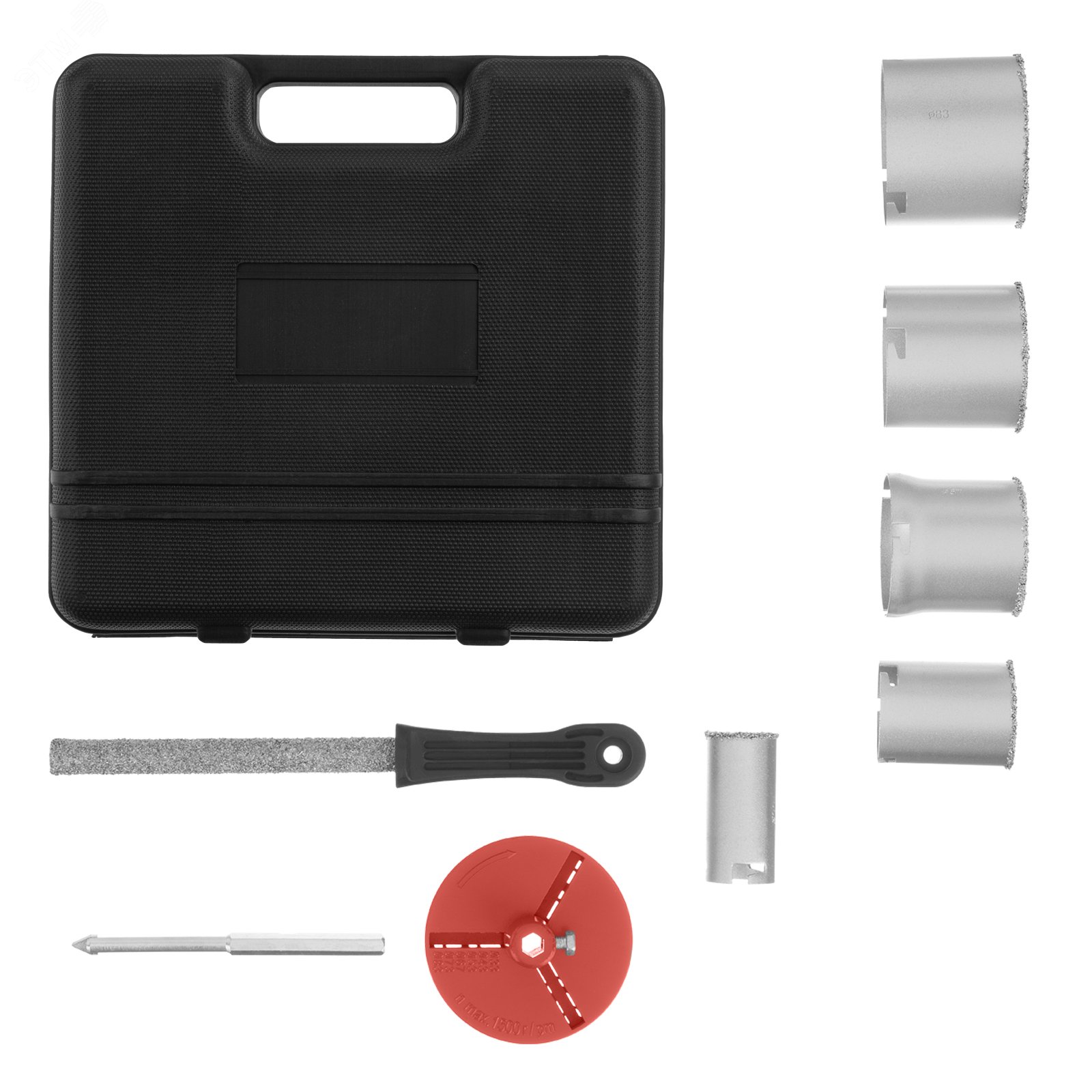 Изображение товара Набор коронок Matrix 72842 для керамической плитки и бетона 5 шт