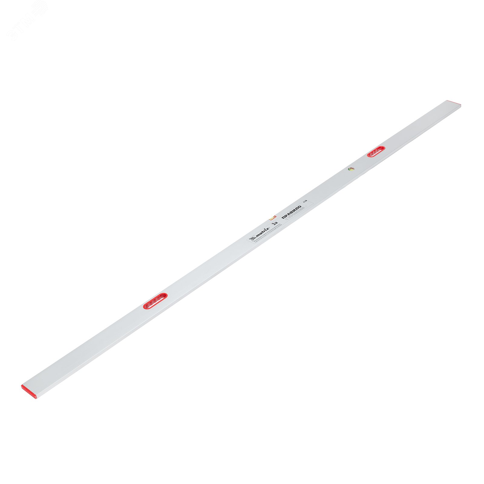 Изображение товара Правило алюминиевое с уровнем, L-3,0 м, 2 ручки (шт)