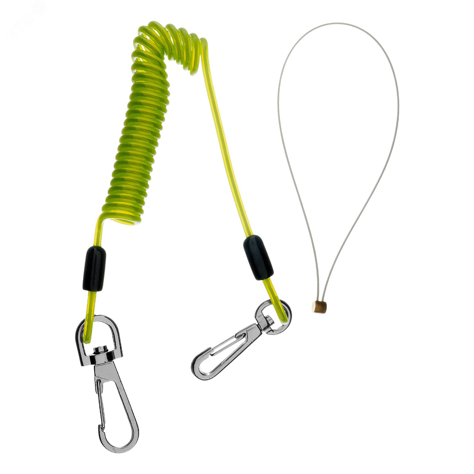 Изображение товара Подвес для инструмента, макс. вес 10 кг, стальной сердечник, нержавеющие застежка и кольцо (шт)