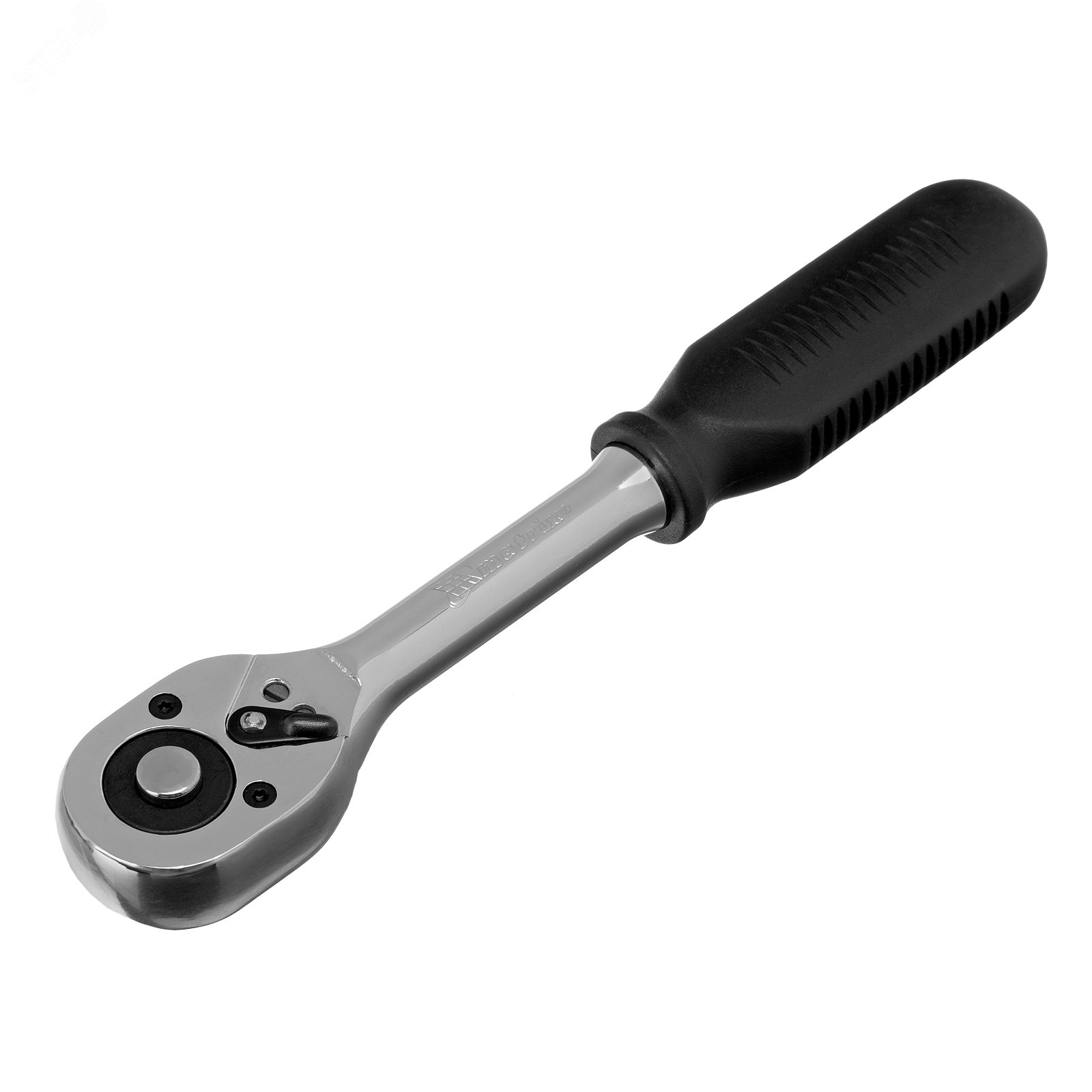 Изображение товара Ключ-трещотка 3/8'' CrV с быстрым сбросом хром матрикс 14013