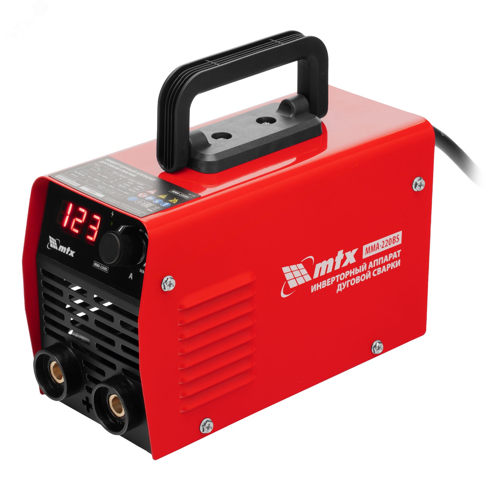 Изображение товара Инверторный аппарат дуговой сварки MMA-220BS, 220 А, ПВ 60% (шт)
