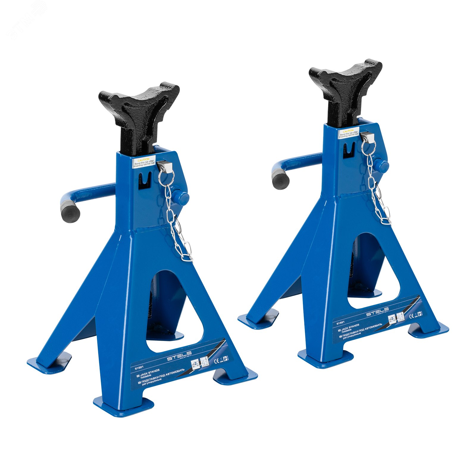 Изображение товара Регулируемые подставки под автомобиль Matrix 51621, 2 шт, 2 т, 280–420 мм