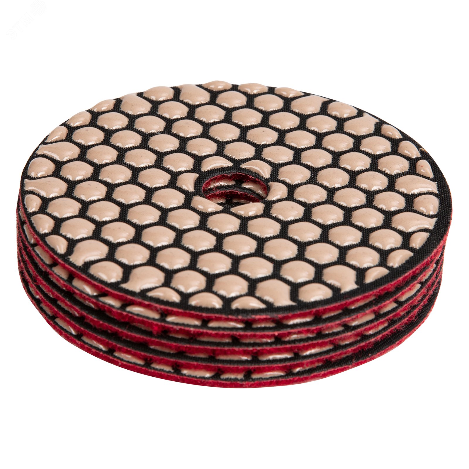 Изображение товара Алмазный гибкий шлифовальный круг, 100 мм, P 100, сухое шлифование, 5шт. (шт)