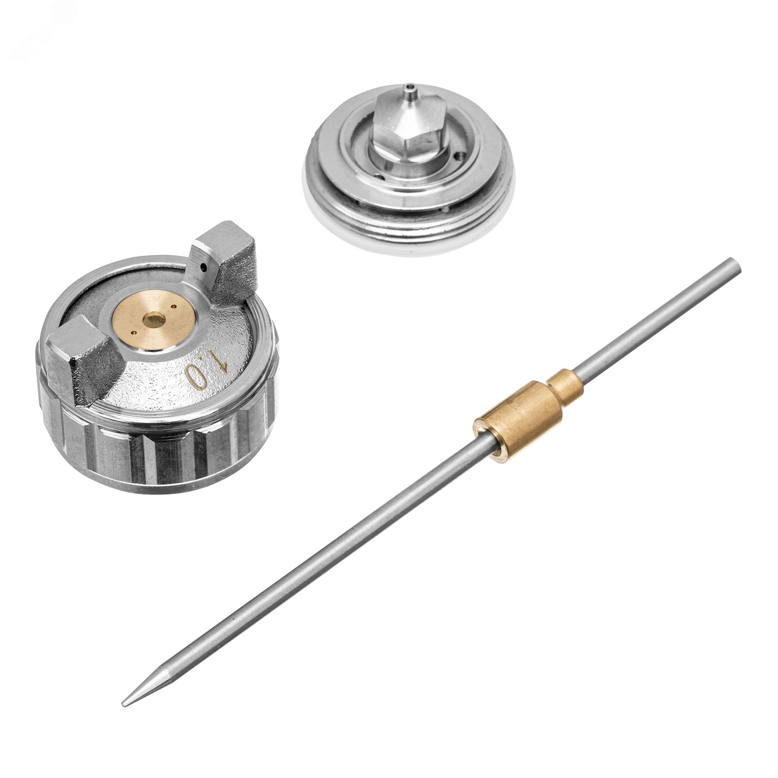 Изображение товара Комплект для краскораспылителя 57325 : сопло 1 мм, игла, форсунка (шт)