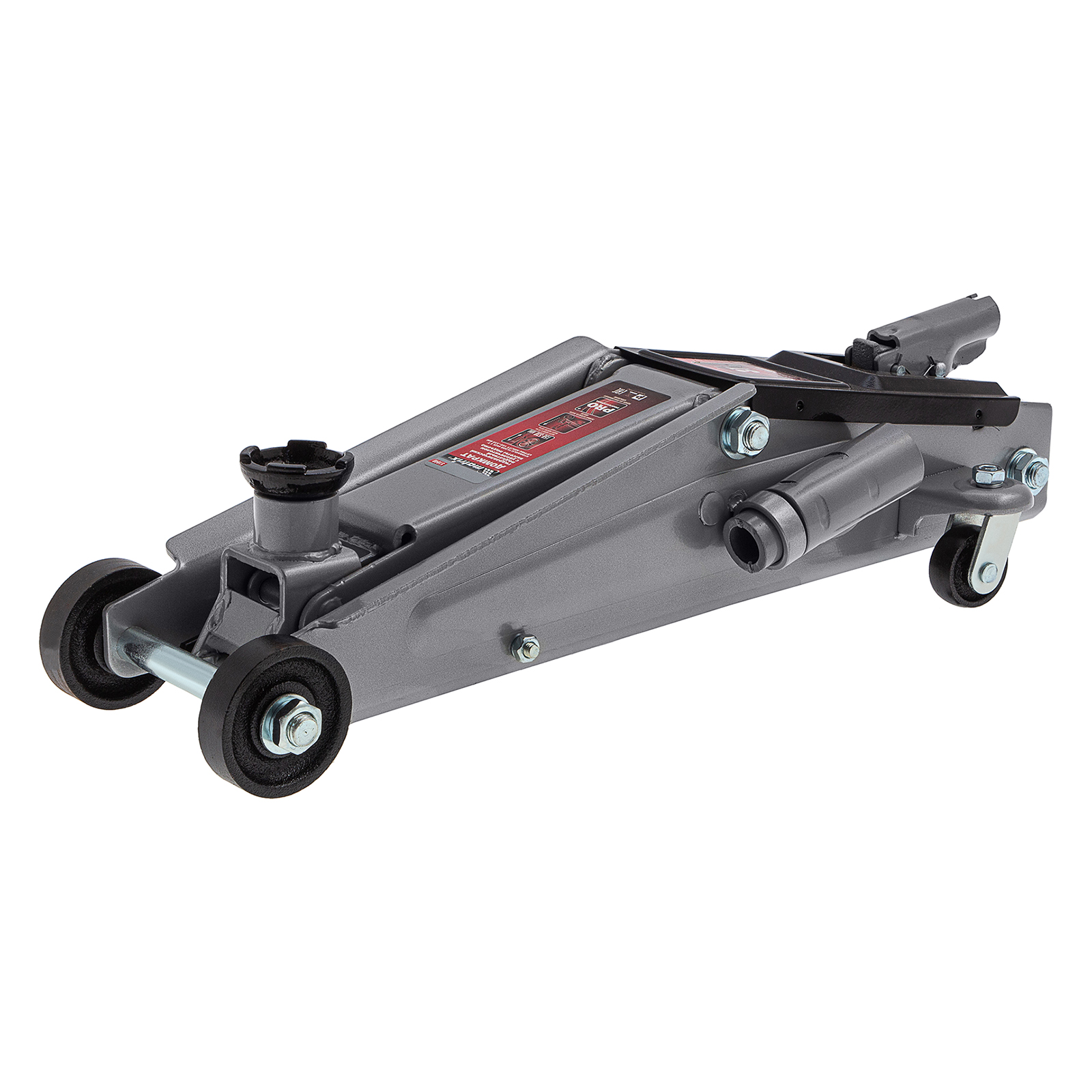 Домкрат гидравлический подкатной, 3 т, h подъема 150-530 мм