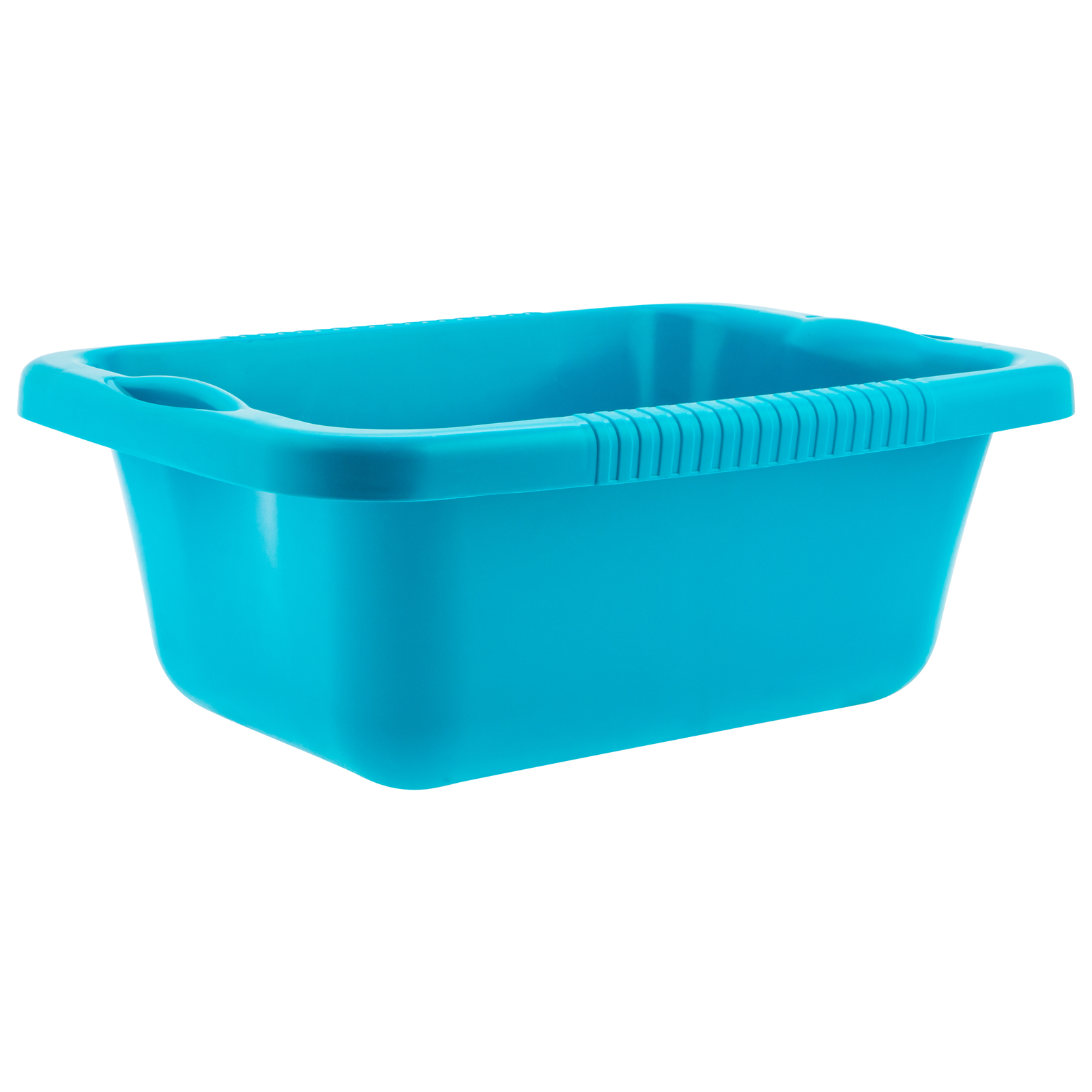 Таз пластмассовый прямоугольный 25 л, бирюзовый, Home