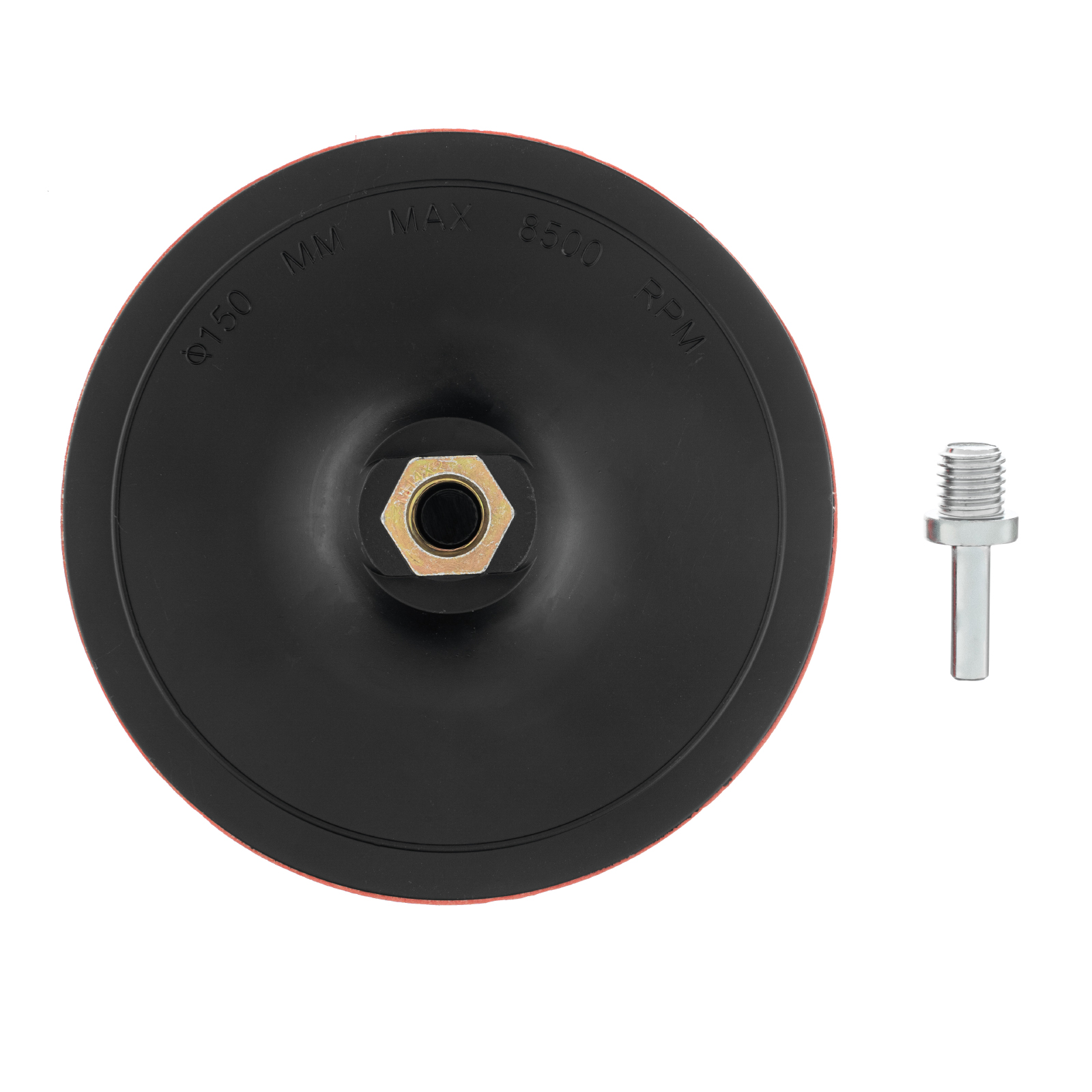 Насадка для дрели и УШМ с липучкой, 150 мм, твердая