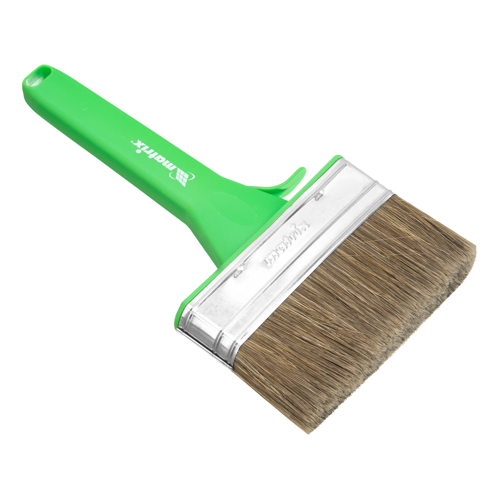 Кисть плоская для работ по дереву, 120х25 мм, смешанная щетина, пластиковая рукоятка