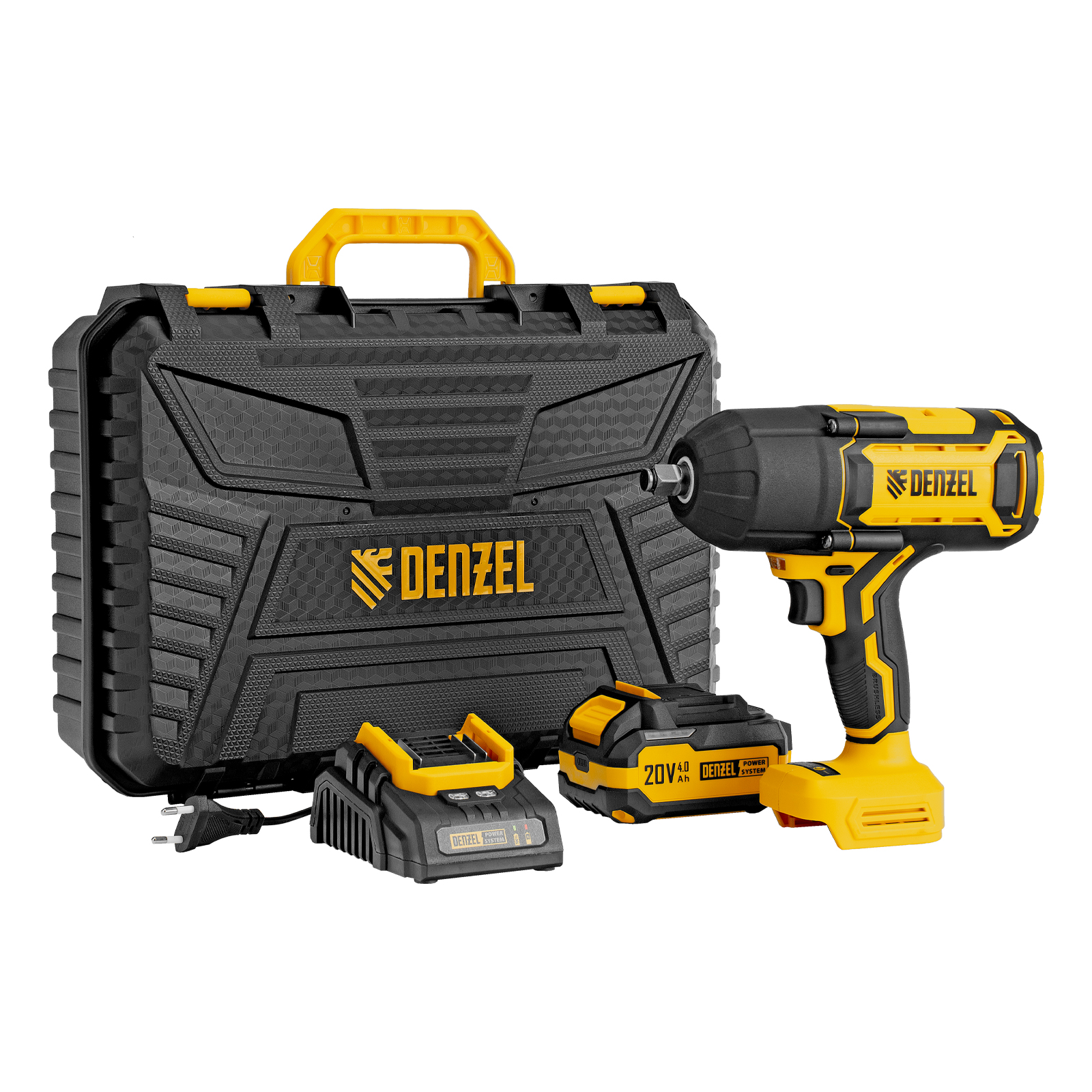 Гайковерт ударный аккумуляторный бесщет. CIWH-BL-20-1000, Li-Ion, 20 В