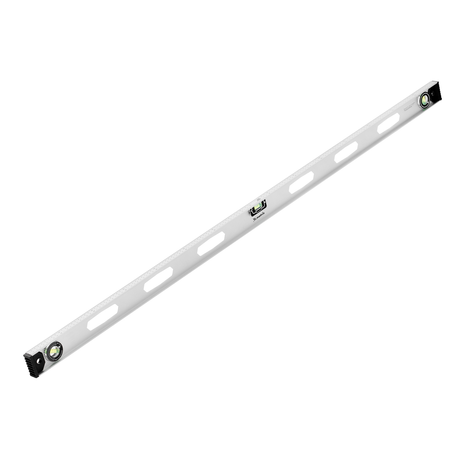 Уровень алюминиевый 'Рельс', 1500 мм, 3 глазка (1 поворотный)