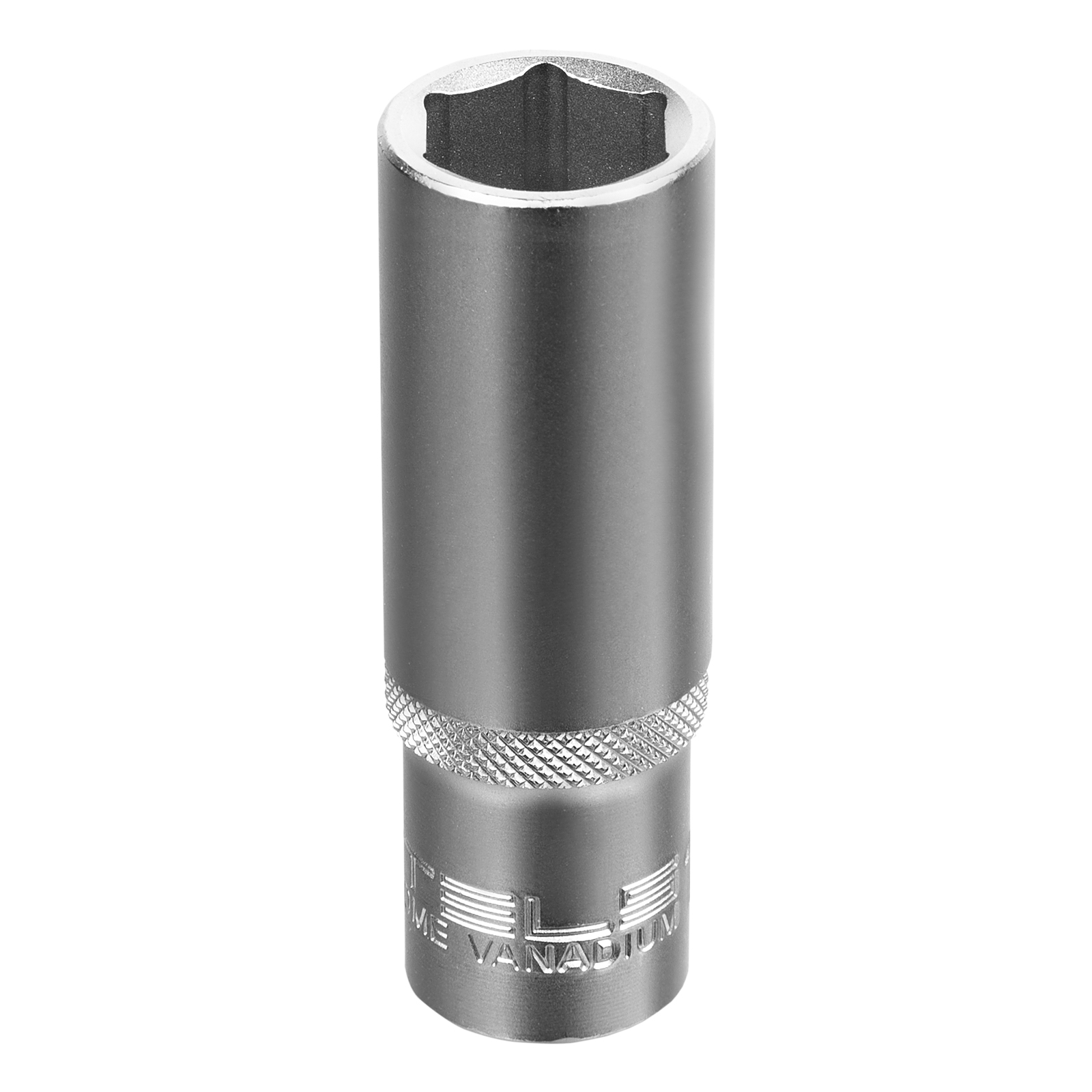 Головка торцевая удлиненная, 18 мм, 6-гранная, CrV, под квадрат 1/2